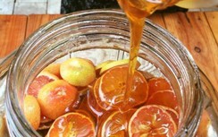 Cách ngâm chanh đào mật ong đường phèn trị ho đơn giản tại nhà