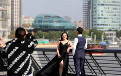 Chùm ảnh: Nhiệt độ giữa tháng 11 ở Thượng Hải cao nhất trong vòng 20 năm