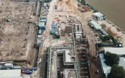 Gấp rút thi công ga Ba Son tuyến metro số 1 cả bên trên lẫn dưới mặt đất