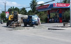 Dự án hàng chục tỷ đồng, vừa thi công xong đã đưa vào... dặm vá!