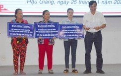 Báo Giao thông trao tặng 3 căn nhà tình thương tại tỉnh Hậu Giang