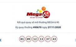 Kết quả xổ số Vietlott 27/11: Có ai "rinh" Jackpot hơn 30 tỷ đồng?