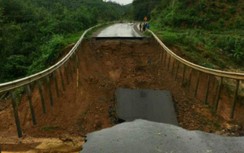 QL26 bị sạt lở, sụt lún 50m tại Đắk Lắk, giao thông chia cắt hoàn toàn