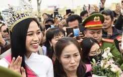 Khi người đẹp đăng quang hoa hậu, khoác "áo gấm về làng"