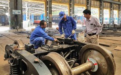 Sản xuất giá chuyển hướng toa xe hàng, bước tiến mới của ngành Đường sắt