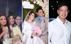 Sao Việt xúng xính dự đám cưới Quý Bình với bà xã doanh nhân