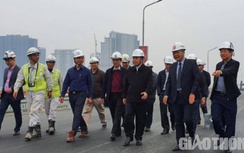 Bộ trưởng Nguyễn Văn Thể thị sát 2 dự án giao thông quan trọng tại Thủ đô