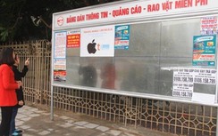 Nữ trưởng phòng bị khiển trách vụ đánh tráo hàng trăm cột bảng quảng cáo