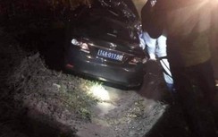 Hai người trên ô tô biển xanh đâm đuôi xe container ở Quảng Ninh đã tử vong