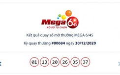 Kết quả xổ số Vietlott 6/45 (30/12): Tìm vị khách trúng hơn 93 tỷ đồng