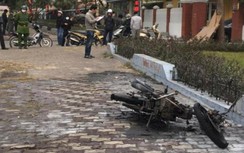 Vi phạm giao thông bị CSGT xử phạt, nam thanh niên đốt rụi xe máy