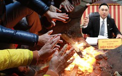 Đốt lửa trên vỉa hè, lòng đường để sưởi ấm ngày giá rét sẽ bị xử phạt