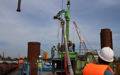 Dự án thi công cầu Mỹ Thuận 2 đang vượt tiến độ