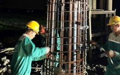 Cận cảnh thi công ngày đêm trên cao tốc Phan Thiết - Dầu Giây