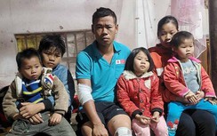 Bố mẹ nghèo gặp nạn, 5 đứa con cơ cực