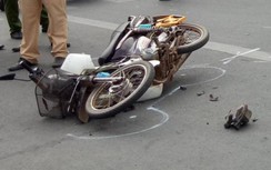 Thiếu tá công an tử vong thương tâm sau va chạm với người đi bộ