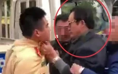 Phạt Chi cục trưởng say xỉn, túm áo CSGT Tuyên Quang 38 triệu đồng