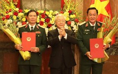 2 Thứ trưởng Bộ Quốc phòng được thăng quân hàm Thượng tướng