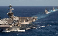 Nhóm chiến hạm do tàu sân bay của Mỹ dẫn đầu tiến vào Biển Đông