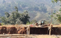 Công trình trái phép “bức tử” ruộng bậc thang ở Sa Pa