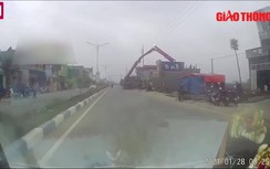 Video TNGT 28/1: Một nạn nhân bất tỉnh do xe bơm bê tông chạm dây điện