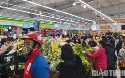 Siêu thị đồng loạt tăng giờ phục vụ Tết, có nơi xuyên đêm