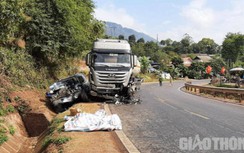 Cận cảnh hiện trường vụ TNGT 1 người chết, 4 người bị thương ở Sơn La