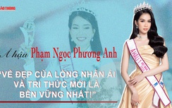 Á hậu Phương Anh: Vẻ đẹp của lòng nhân ái và tri thức mới là bền vững nhất
