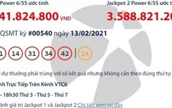 Kết quả xổ số Vietlott mùng 2 Tết: Tìm người trúng 60 tỷ đầu năm Tân Sửu