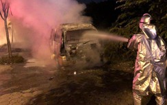 Cảnh sát Hà Nội điều tra vụ cháy ô tô lúc rạng sáng mùng 4 Tết