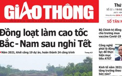 Tin mới nhất, hay nhất trên Báo Giao thông ngày 19/2/2021
