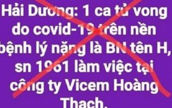 Hải Dương bác tin đồn ca nhiễm Covid-19 ở xi măng Hoàng Thạch tử vong