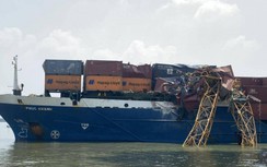 Truy nhanh nguồn gốc tàu container đâm gãy cẩu tháp trên sông Lòng Tàu