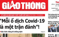 Tin mới nhất, hay nhất trên Báo Giao thông ngày 26/2/2021