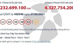 Kết quả xổ số Vietlott 27/2: Tìm người trúng giải khủng gần 80 tỷ đồng