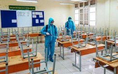 Cận cảnh trường học ở Hà Nội phun khử khuẩn, sẵn sàng đón học sinh trở lại