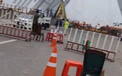 Xe chở hàng vẫn phải quay đầu tại chốt kiểm soát QL18 qua TX Đông Triều