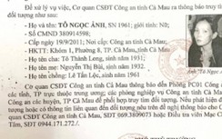 Công an Cà Mau truy tìm chủ hụi có dấu hiệu lừa đảo hơn nửa tỷ đồng