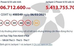 Kết quả xổ số Vietlott 6/3: Tìm người trúng giải khủng gần 90 tỷ đồng