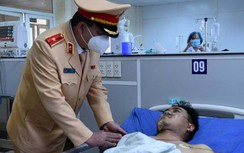 Sẽ xử nghiêm lái xe tông Thượng úy CSGT trọng thương ở Vĩnh Phúc