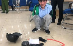 Kẻ giơ súng dọa nổ mìn để cướp tiền tại Ngân hàng BIDV khai là tài xế taxi