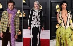 Thời trang thảm đỏ Grammy 2021: Lịch sự có, "hết hồn" cũng nhiều!
