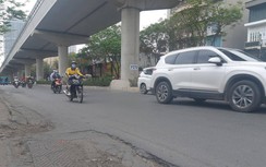 Đường sắt Nhổn - ga Hà Nội đi qua, để lại sống trâu, ổ gà