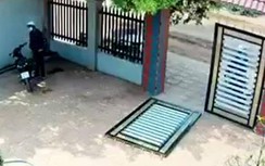 Phá cửa vào nhà trộm xe, tên trộm bị nữ chủ nhà đang mang thai cầm rựa đuổi