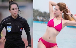 Đường cong "bốc lửa" của nữ trọng tài Việt đang gây sốt
