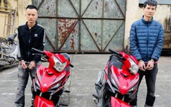 Bốn thanh niên Thanh Hóa đi xe che biển số, mang súng đi trả thù