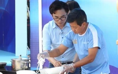 Lần đầu chơi gameshow, ông Đoàn Ngọc Hải bị "khớp" trước MC Đại Nghĩa