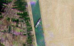 Chùm ảnh: Kênh đào Suez tê liệt giao thông vì tàu hàng mắc cạn chắn ngang