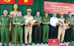 Công an TP.HCM khen thưởng 2 CSGT mở đường cho ô tô chở sản phụ