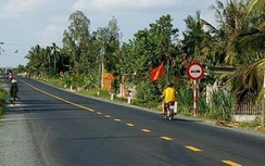 Thảm bê tông nhựa mặt đường tuyến Quản Lộ - Phụng Hiệp đạt 100%
